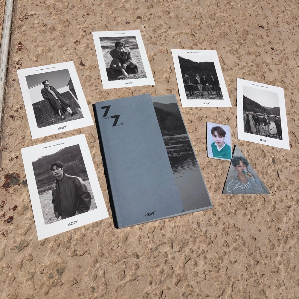 Kpop Got7 7 for 7 present edition (Photobook, CD, photo cards)